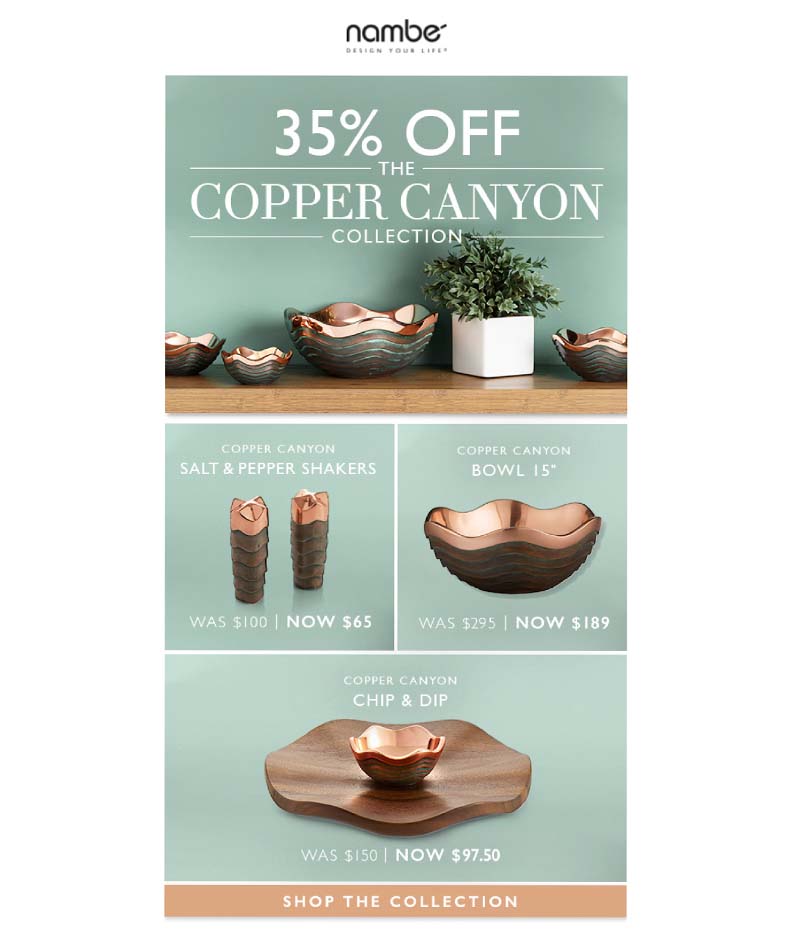 Copper Canyon Collection (Nambé Ad)